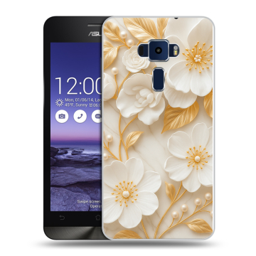 Пластиковый чехол на Asus ZenFone 3 5.2 с принтом Цветы