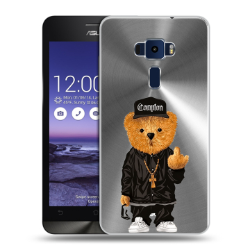 Пластиковый чехол на Asus ZenFone 3 5.2 с принтом Мишка