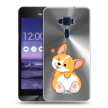 Пластиковый чехол на Asus ZenFone 3 5.2 с принтом Корги