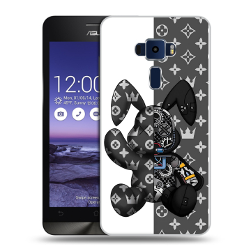 Пластиковый чехол на Asus ZenFone 3 5.2 с принтом Луи робот