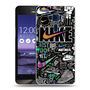 Пластиковый чехол на Asus ZenFone 3 5.2 с принтом Найк