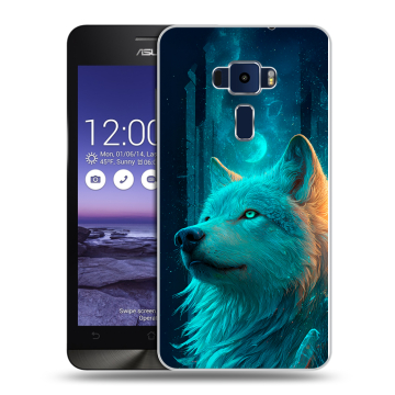 Пластиковый чехол на Asus ZenFone 3 5.2 с принтом бабочки саккура
