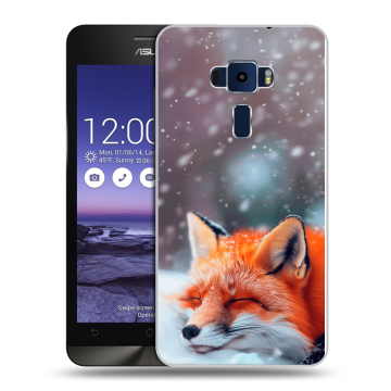 Пластиковый чехол на Asus ZenFone 3 5.2 с принтом лиса