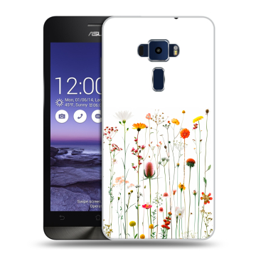 Пластиковый чехол на Asus ZenFone 3 5.2 с принтом цветы