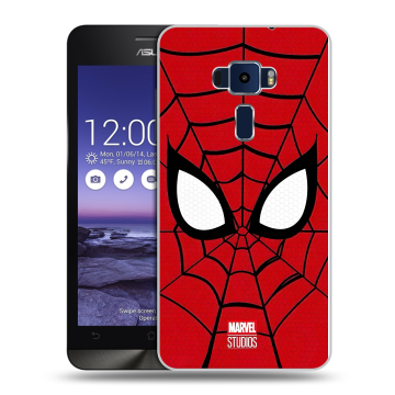 Пластиковый чехол на Asus ZenFone 3 5.2 с принтом человек паук spiderman