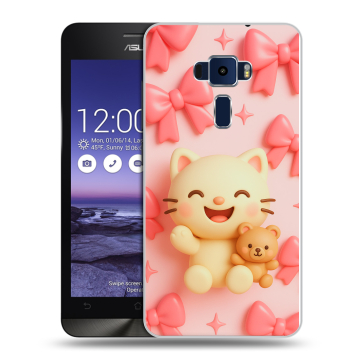 Пластиковый чехол на Asus ZenFone 3 5.2 с принтом для девочек
