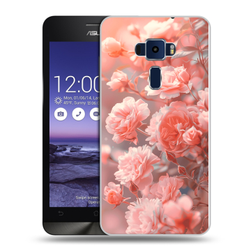 Пластиковый чехол на Asus ZenFone 3 5.2 с принтом Розы цветы