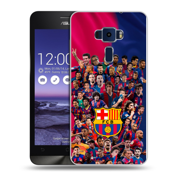 Пластиковый чехол на Asus ZenFone 3 5.2 с принтом Барселона Barcelona