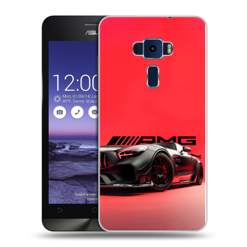 Пластиковый чехол на Asus ZenFone 3 5.2 с принтом Мерседес Mercedes AMG Пластиковый чехол на Asus ZenFone 3 5.2 с принтом Мерседес Mercedes AMG