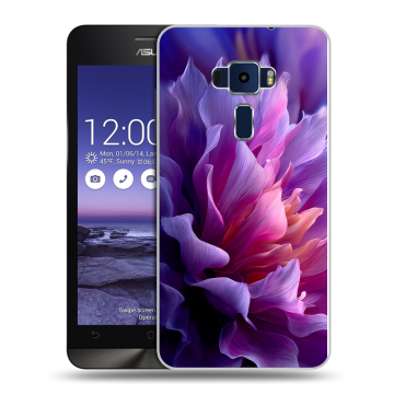 Пластиковый чехол на Asus ZenFone 3 5.2 с принтом женский цветы