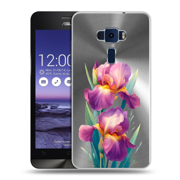 Пластиковый чехол на Asus ZenFone 3 5.2 с принтом Цветы орхидеи Пластиковый чехол на Asus ZenFone 3 5.2 с принтом Цветы орхидеи