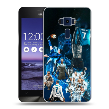 Пластиковый чехол на Asus ZenFone 3 5.2 с принтом Реал Роналдо