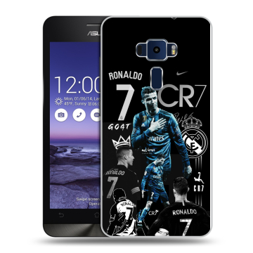 Пластиковый чехол на Asus ZenFone 3 5.2 с принтом Реал Роналдо