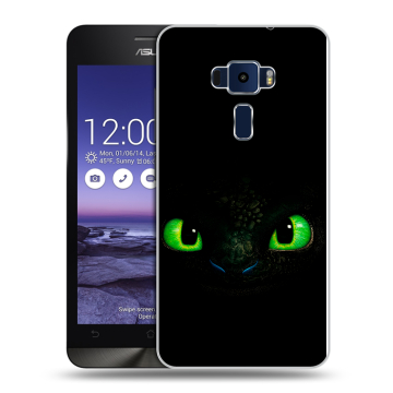 Пластиковый чехол на Asus ZenFone 3 5.2 с принтом Как приручить дракона