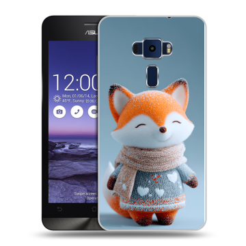 Пластиковый чехол на Asus ZenFone 3 5.2 с принтом Лиса Пластиковый чехол на Asus ZenFone 3 5.2 с принтом Лиса