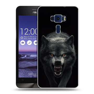 Пластиковый чехол на Asus ZenFone 3 5.2 с принтом Волк