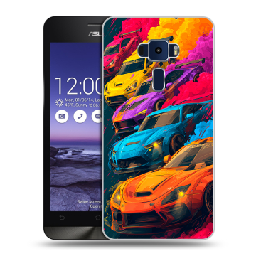 Пластиковый чехол на Asus ZenFone 3 5.2 с принтом Тачки Пластиковый чехол на Asus ZenFone 3 5.2 с принтом Тачки