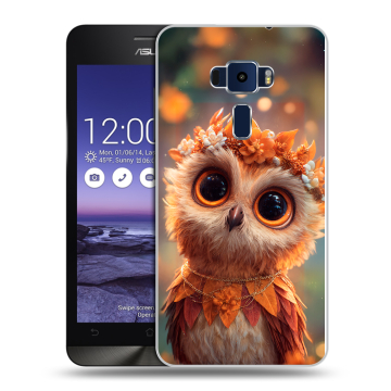 Пластиковый чехол на Asus ZenFone 3 5.2 с принтом Милая сова