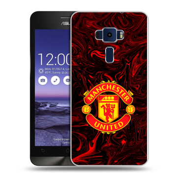 Пластиковый чехол на Asus ZenFone 3 5.2 с принтом Manchester United