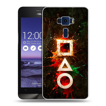 Пластиковый чехол на Asus ZenFone 3 5.2 с принтом Squid Game Игра кальмара