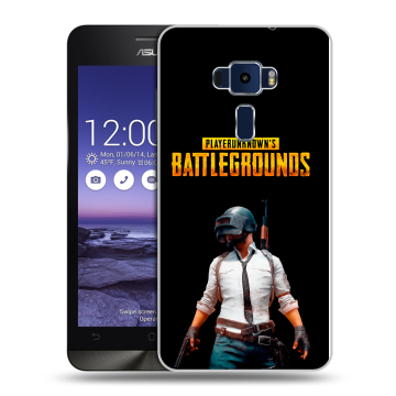 Пластиковый чехол на Asus ZenFone 3 5.2 с принтом PUGB ПАГБ