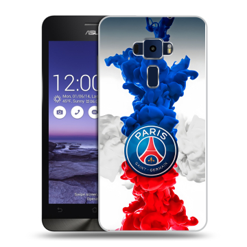 Пластиковый чехол на Asus ZenFone 3 5.2 с принтом PSG ПСЖ