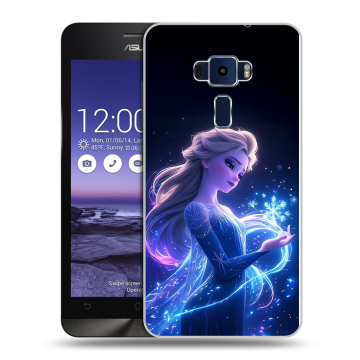 Пластиковый чехол на Asus ZenFone 3 5.2 с принтом Холодное сердце Frozen