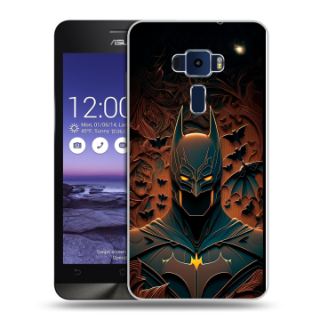 Пластиковый чехол на Asus ZenFone 3 5.2 с принтом Batman Бэтмен