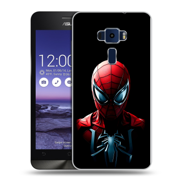 Пластиковый чехол на Asus ZenFone 3 5.2 с принтом Spiderman Человек паук