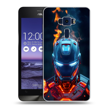 Пластиковый чехол на Asus ZenFone 3 5.2 с принтом IronMan Железный человек
