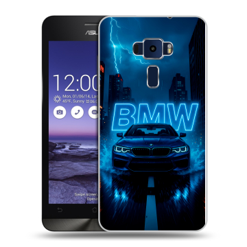 Пластиковый чехол на Asus ZenFone 3 5.2 с принтом BMW БМВ