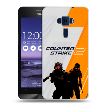 Пластиковый чехол на Asus ZenFone 3 5.2 с принтом Counter Strike