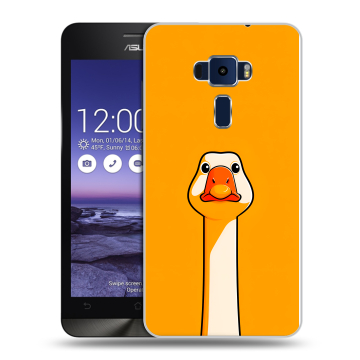 Пластиковый чехол на Asus ZenFone 3 5.2 с принтом Смешная утка