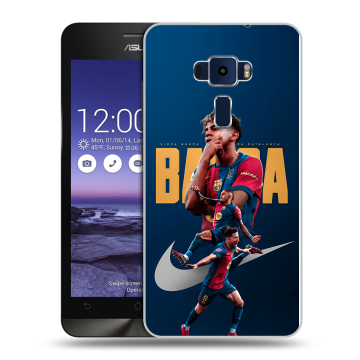 Пластиковый чехол на Asus ZenFone 3 5.2 с принтом Барселона Barca Yamal 