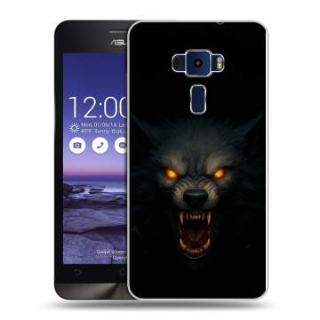 Пластиковый чехол на Asus ZenFone 3 5.2 с принтом Волк
