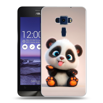 Пластиковый чехол на Asus ZenFone 3 5.2 с принтом милая панда