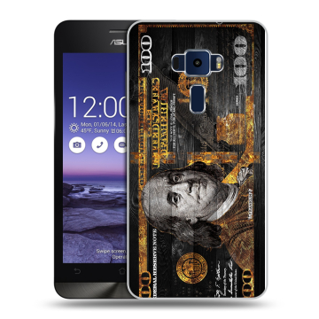 Пластиковый чехол на Asus ZenFone 3 5.2 с принтом Доллар деньги
