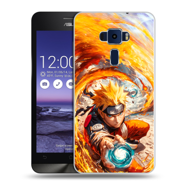 Пластиковый чехол на Asus ZenFone 3 5.2 с принтом Аниме Наруто Naruto