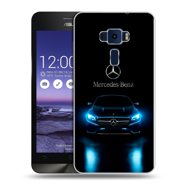 Пластиковый чехол на Asus ZenFone 3 5.2 с принтом Mercedes Мерседес