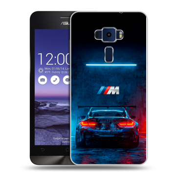 Пластиковый чехол на Asus ZenFone 3 5.2 с принтом BMW БМВ