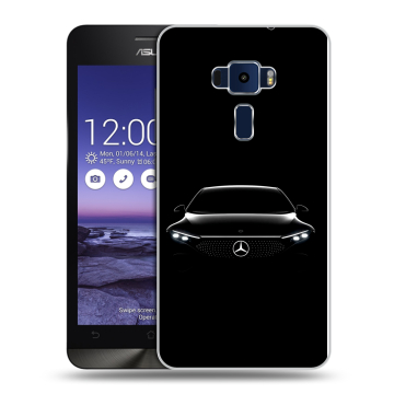 Пластиковый чехол на Asus ZenFone 3 5.2 с принтом Mercedes Мерседес