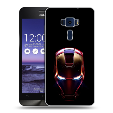 Пластиковый чехол на Asus ZenFone 3 5.2 с принтом IronMan Железный человек