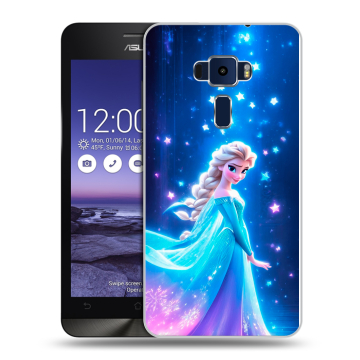 Пластиковый чехол на Asus ZenFone 3 5.2 с принтом Холодное сердце Frozen