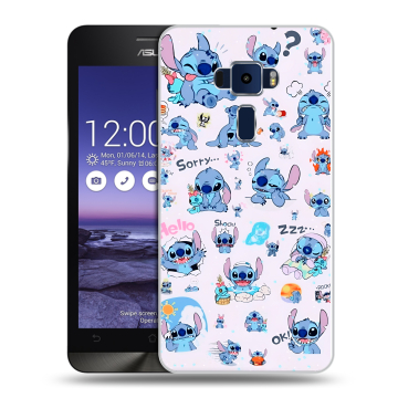 Пластиковый чехол на Asus ZenFone 3 5.2 с принтом Лило и Стич