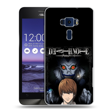 Пластиковый чехол на Asus ZenFone 3 5.2 с принтом Death note Тетрадь смерти