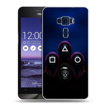 Пластиковый чехол на Asus ZenFone 3 5.2 с принтом Игра Кальмара