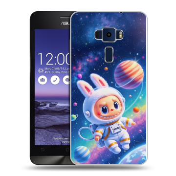 Пластиковый чехол на Asus ZenFone 3 5.2 с принтом Labubu Лабубу