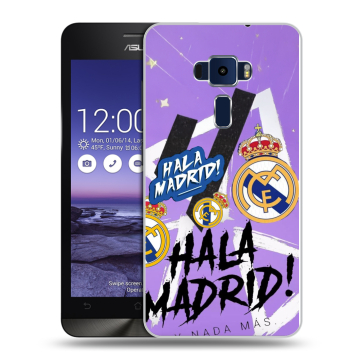 Пластиковый чехол на Asus ZenFone 3 5.2 с принтом Real Madrid Реал Мадрид