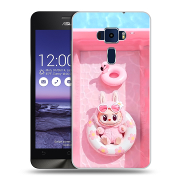 Пластиковый чехол на Asus ZenFone 3 5.2 с принтом Labubu Лабубу