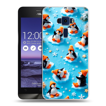 Пластиковый чехол на Asus ZenFone 3 5.2 с принтом Новый год